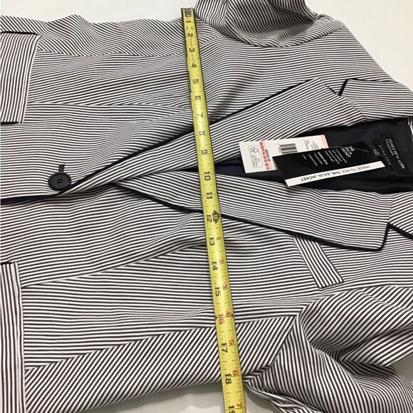 Jones New York The Julia Jacket Blue Pinstripes Stretch New Size 10 - Picture 6 of 16